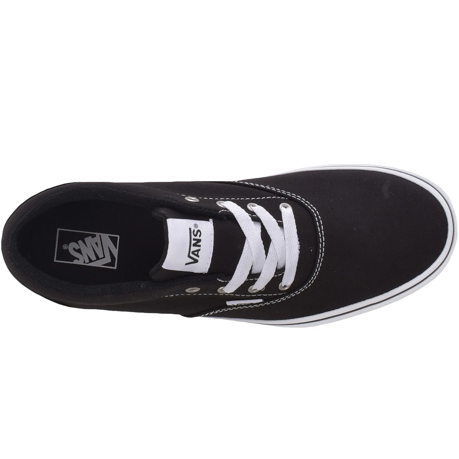 Vans Kids Doheny Low Top Trainers - Black/White