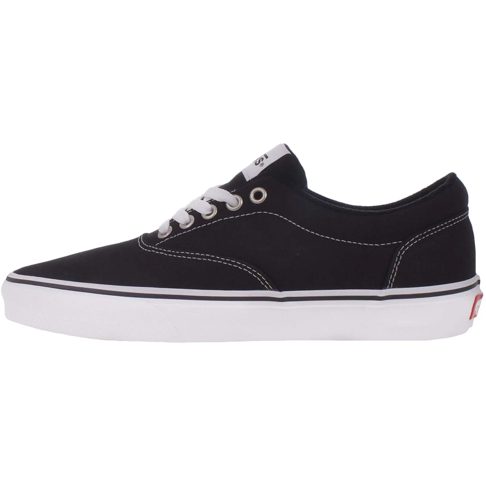 Vans Mens Doheny Canvas Trainers - Black/White