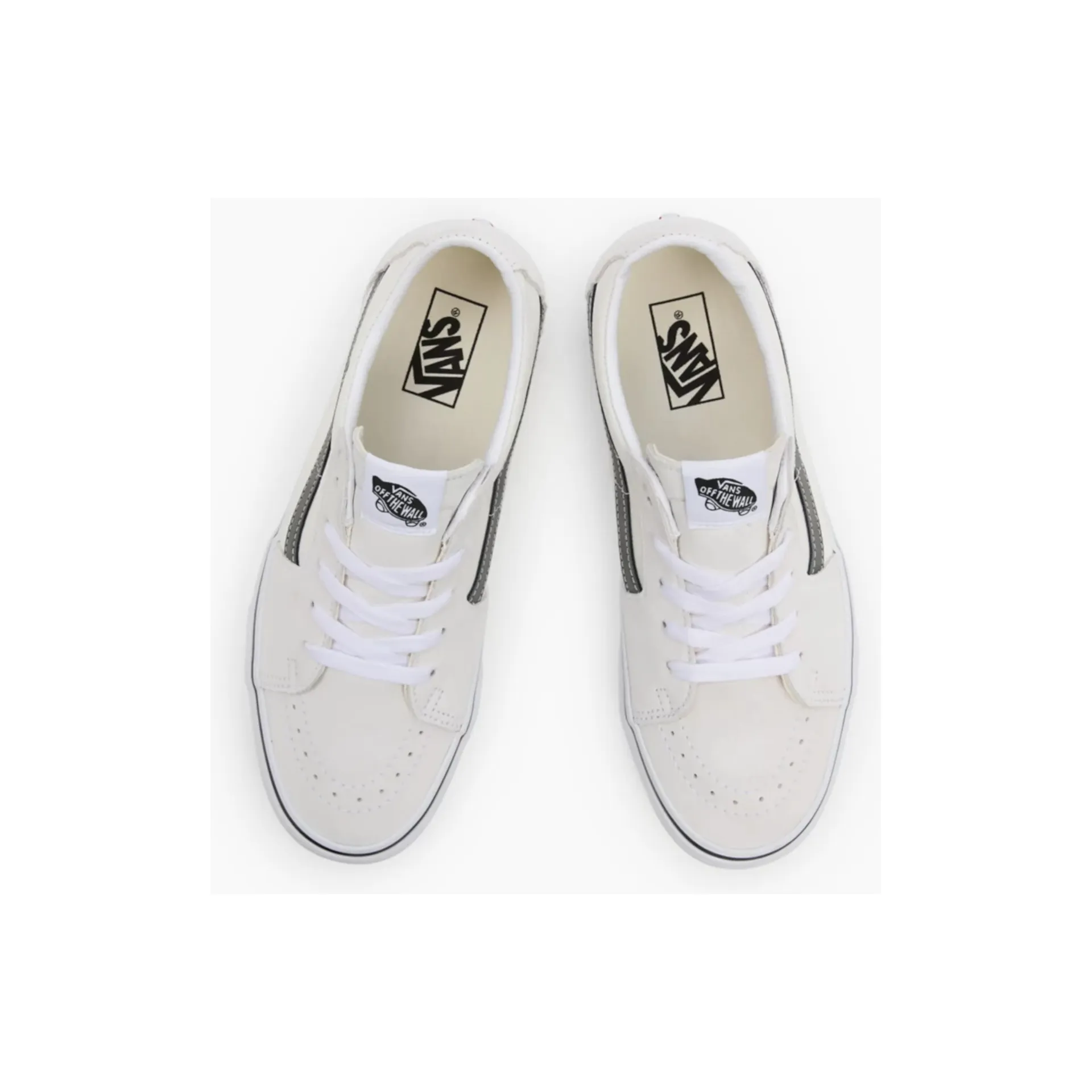 Vans Men's Utility Pop Sk8 Low Shoes - Natural White / Olive