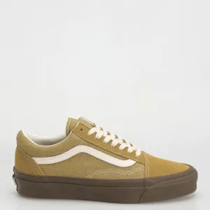 Vans Old Skool Salt Wash Trainers - Dirty Yellow