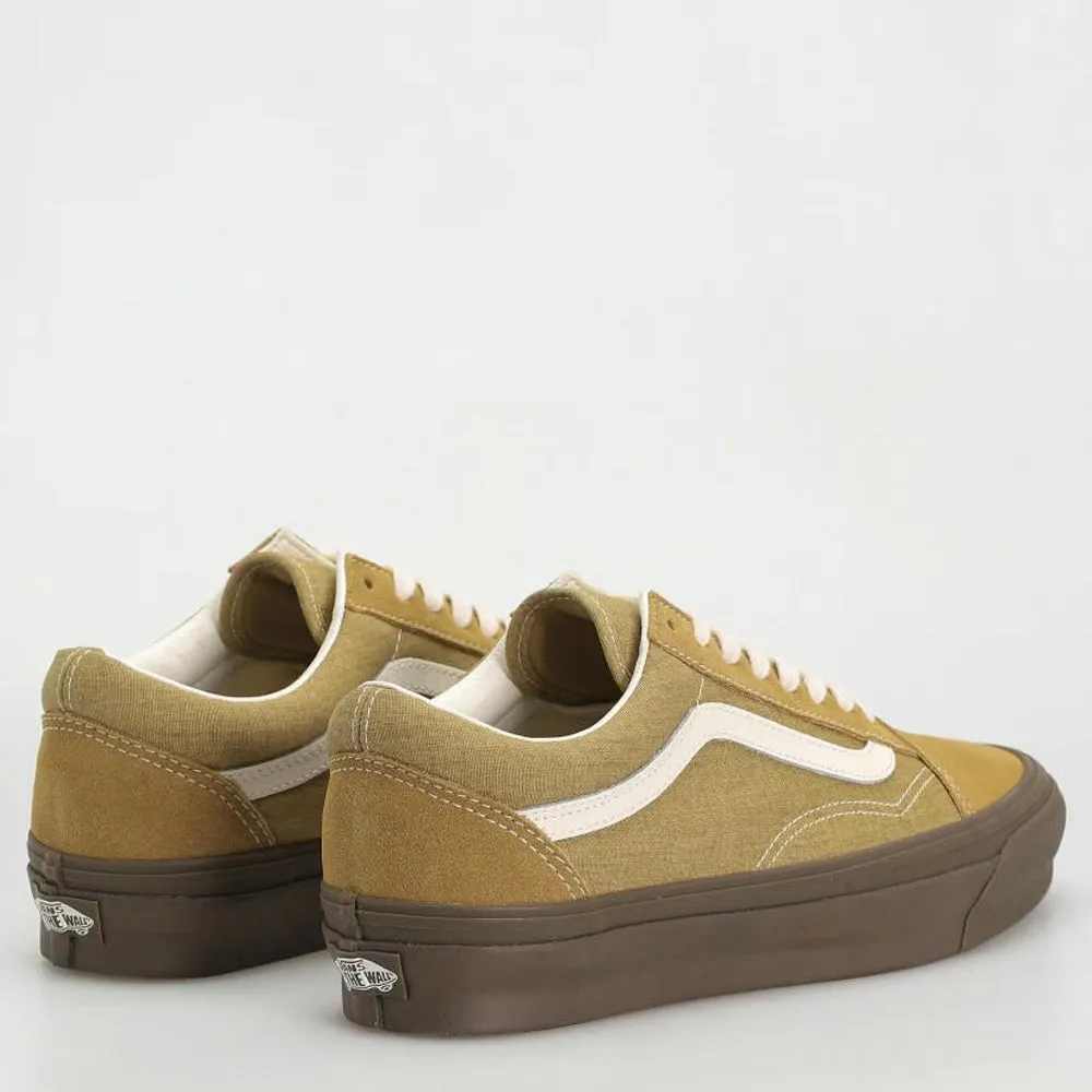 Vans Old Skool Salt Wash Trainers - Dirty Yellow