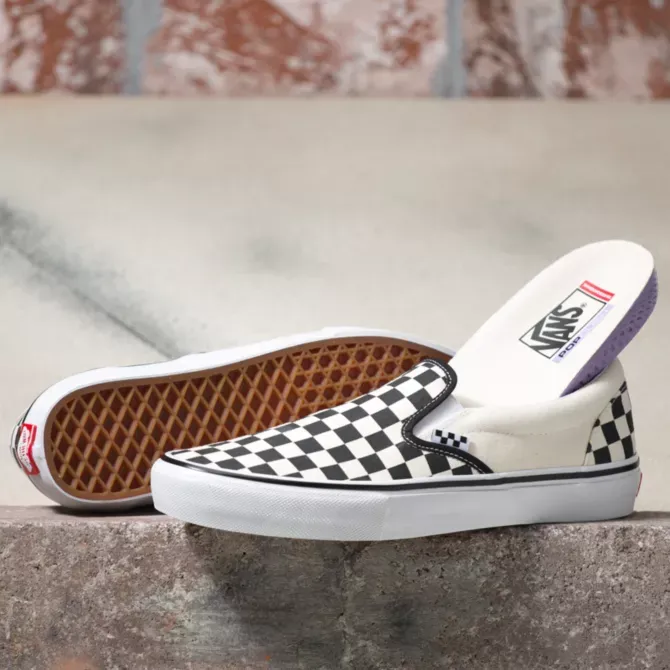 Vans Skate Checkerboard Slip-On Black/Off White