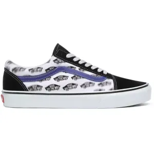 Vans Unisex Blur Boards Old Skool Shoes - Black / Royal Blue