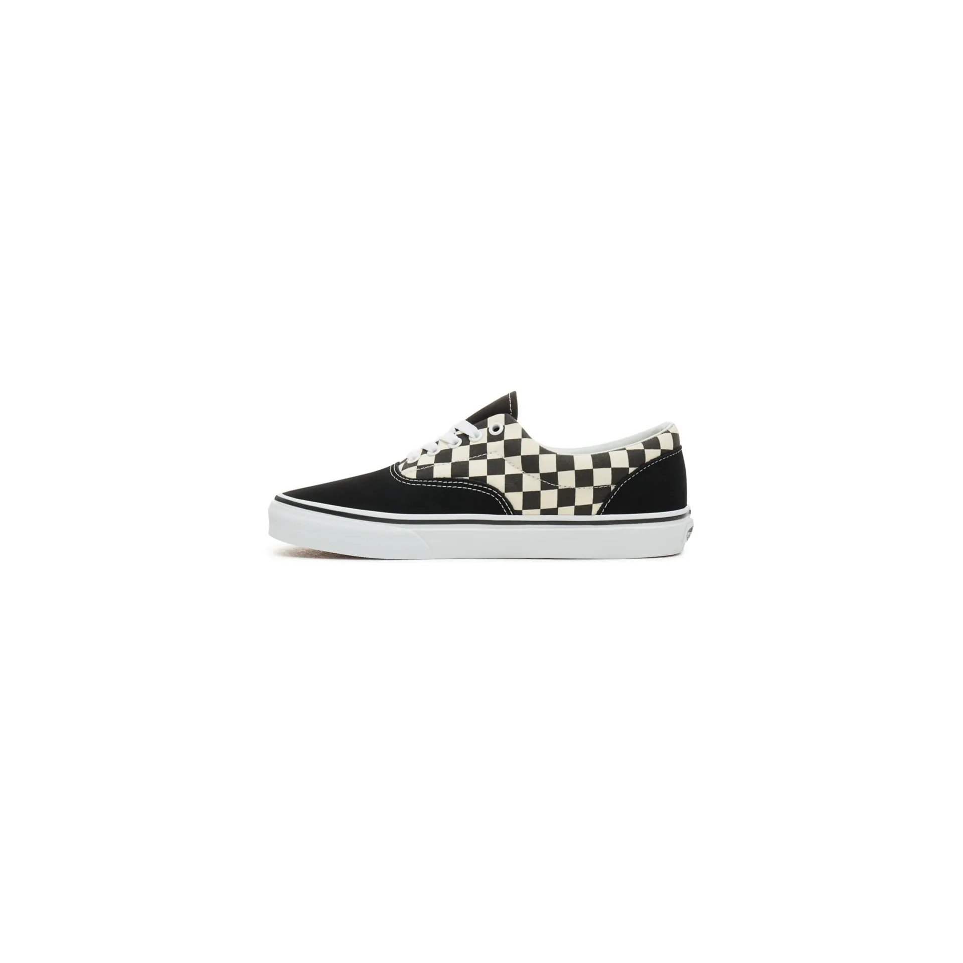 Vans Unisex Primary Check Era Shoes - Black / White / Checkerboard