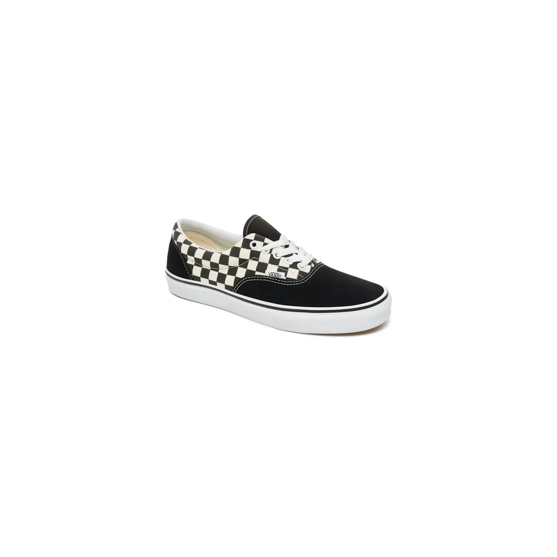 Vans Unisex Primary Check Era Shoes - Black / White / Checkerboard