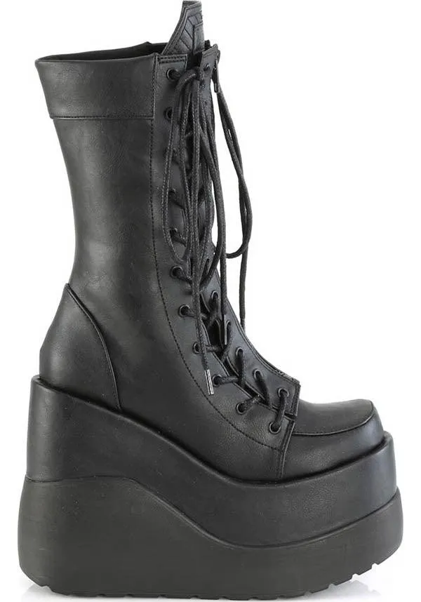 VOID-118 [Black] | PLATFORM BOOTS [PREORDER]