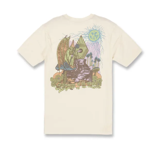 Volcom Skate Vitals Wizard Short Sleeve Tee - Off White