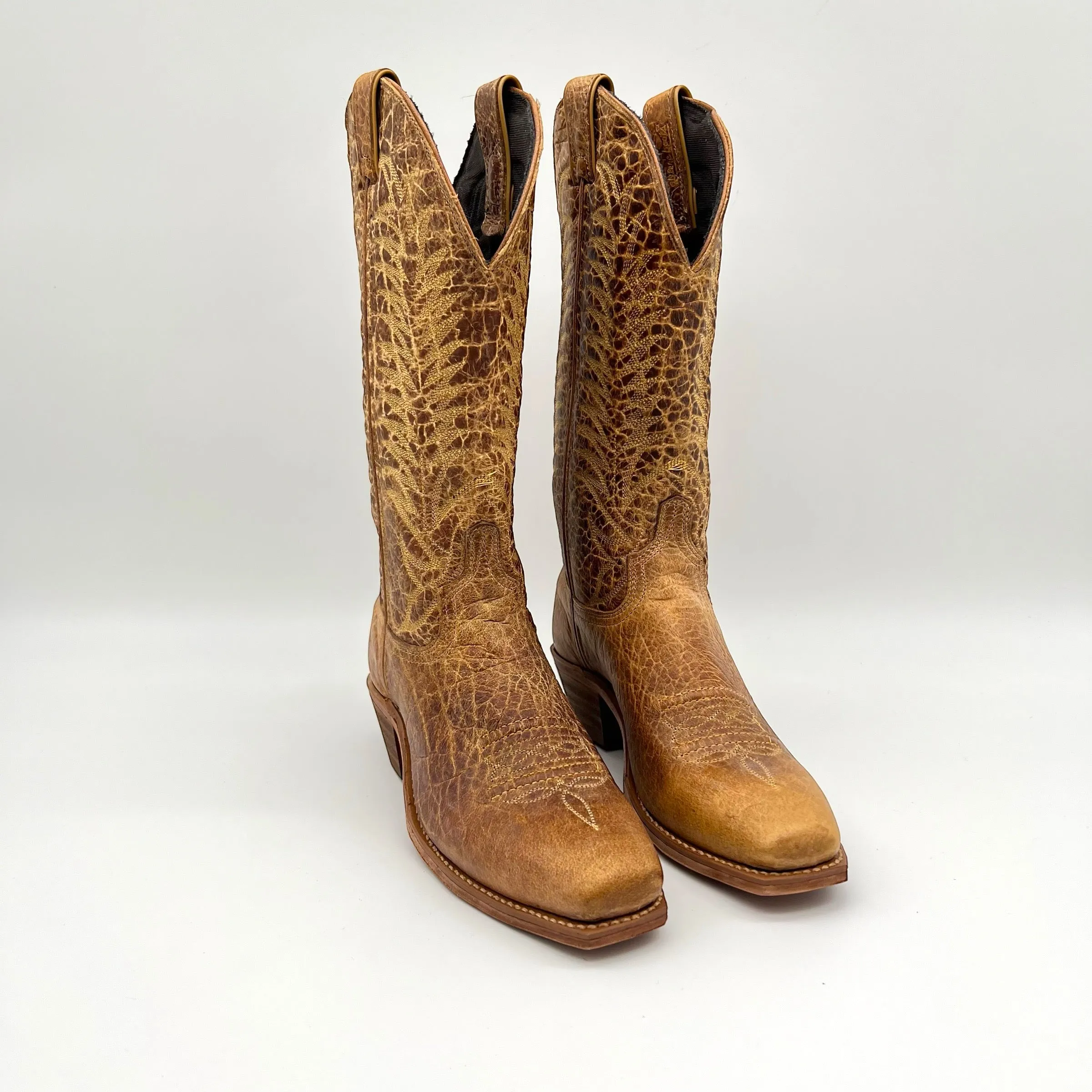 Women's Brown Cowboy Boots- Size 6.5