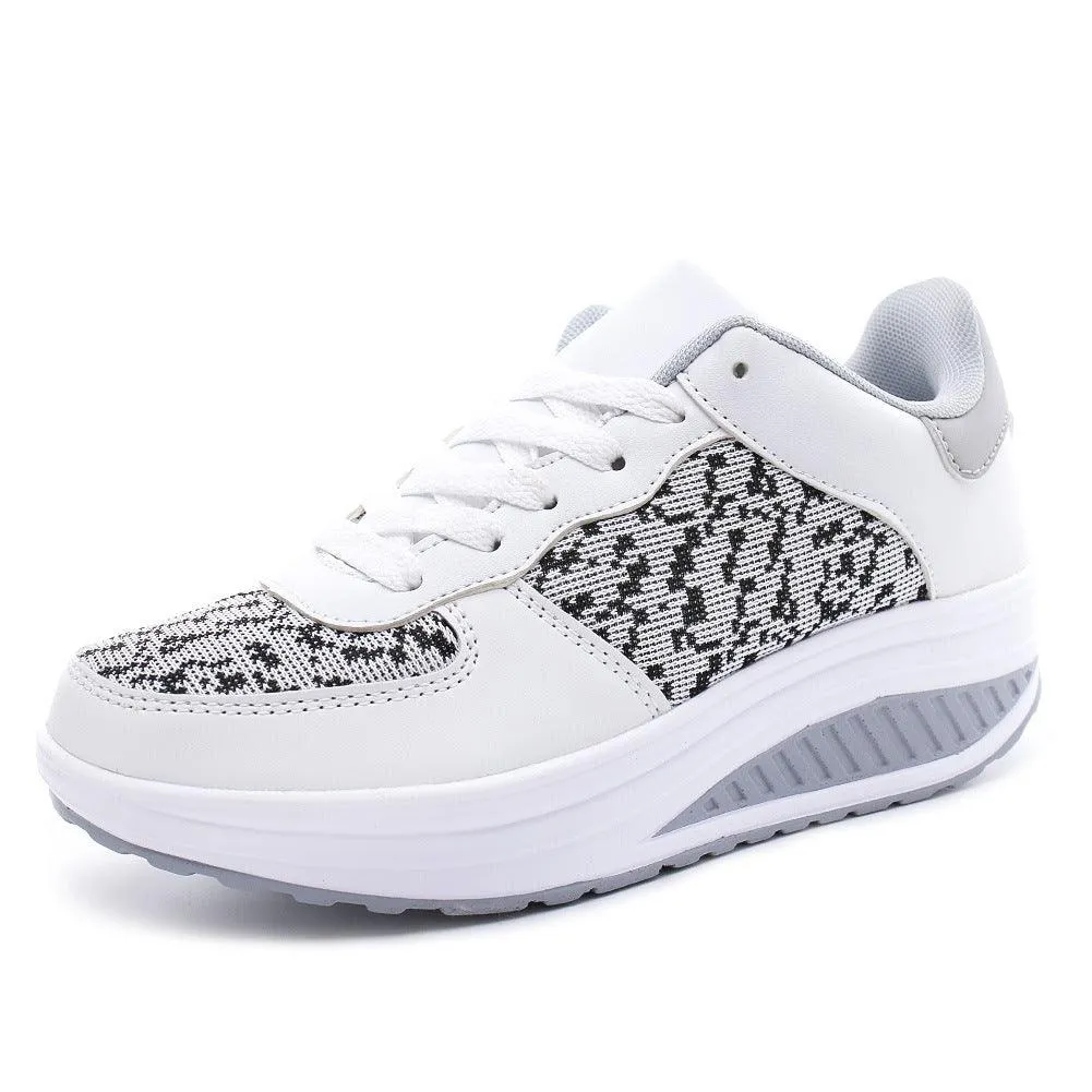 Women's Flying Woven Leather Shoes