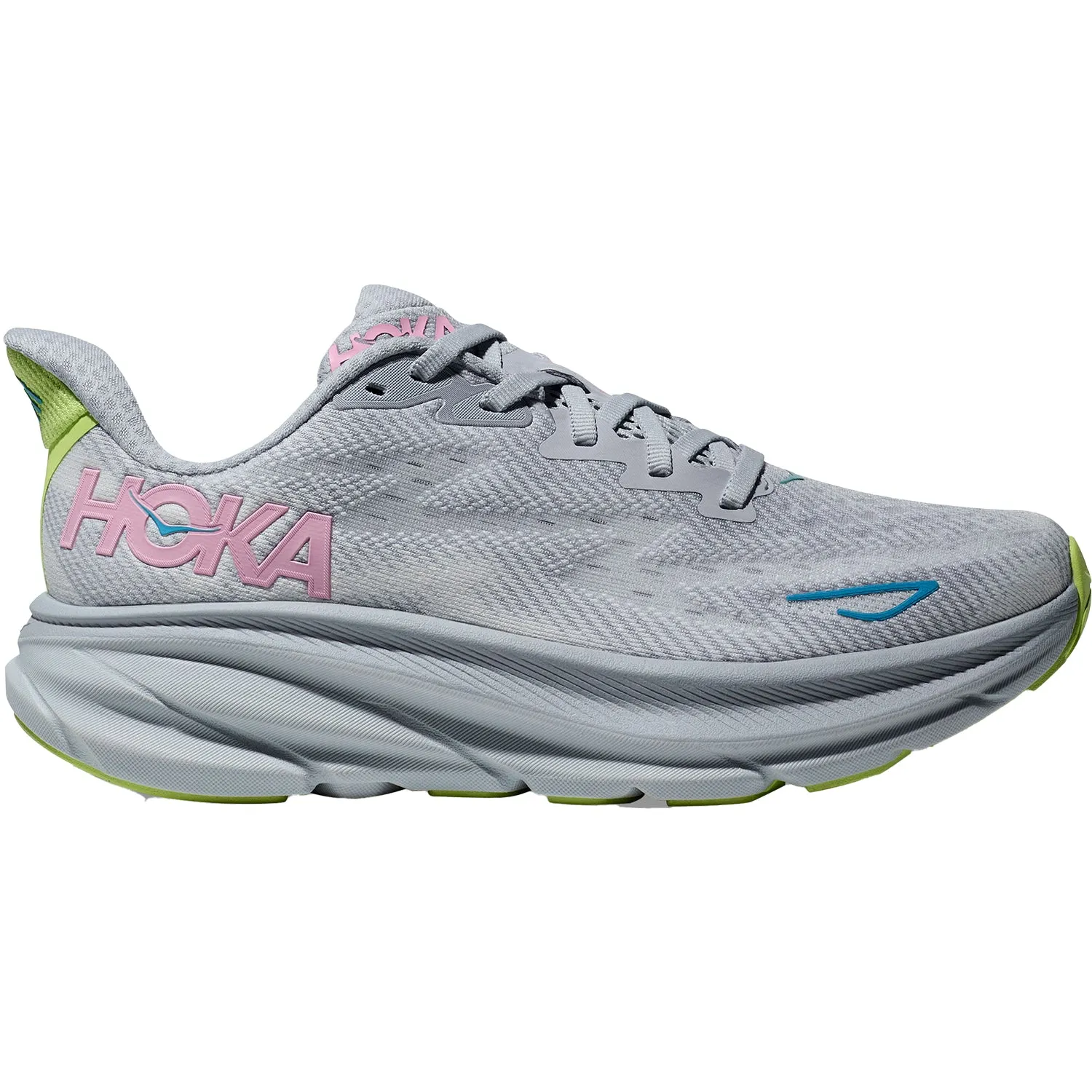 Women's Hoka Clifton 9 Gull/Sea Ice Mesh