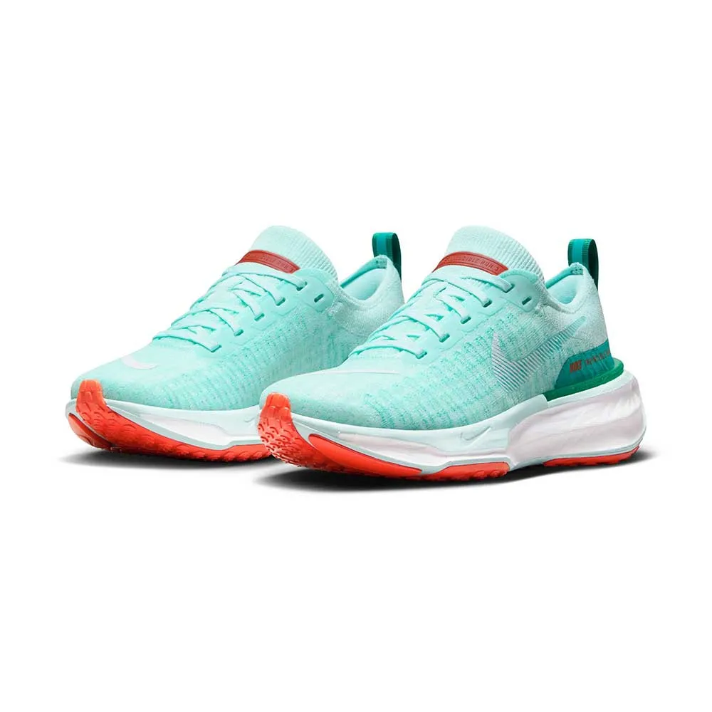 Women's Nike Invincible Run 3 Running Shoe  - Jade Ice/White-Clear Jade-Malachite - Regular (B)