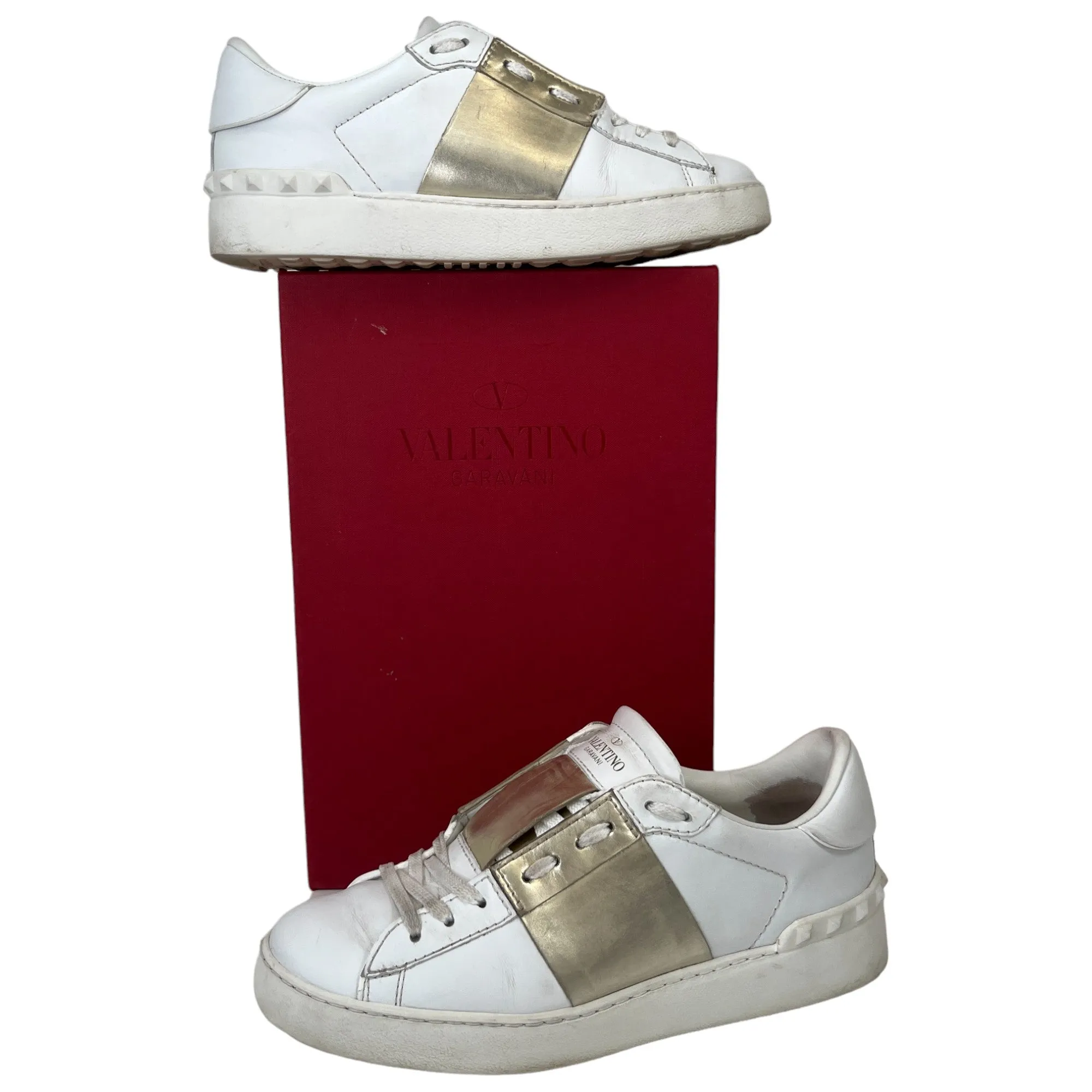 Women's Open Low Trainers White Size EU 38.5 / UK 5.5