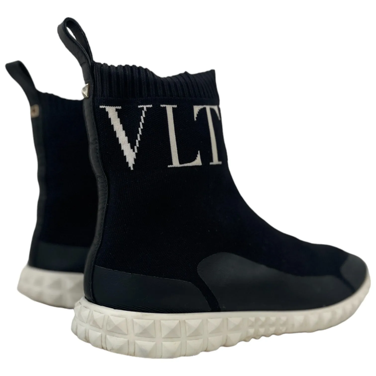 Women's Vltn Sock High Trainers Black Size EU 37 / UK 4