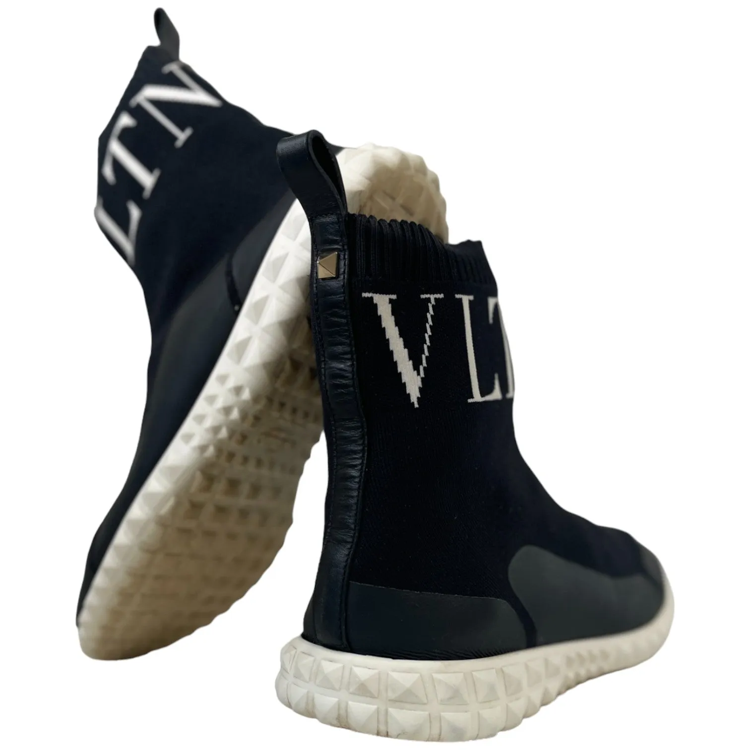 Women's Vltn Sock High Trainers Black Size EU 37 / UK 4